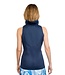 Jersey Sleeveless Ruffneck Top