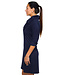 Jersey Ruffneck Dress
