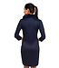 Jersey Ruffneck Dress