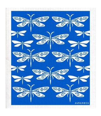 Swedish Dishcloth - Dragon Fly - Blue