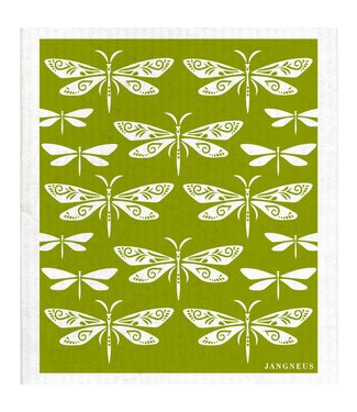 Swedish Dishcloth - Dragon Fly - Green