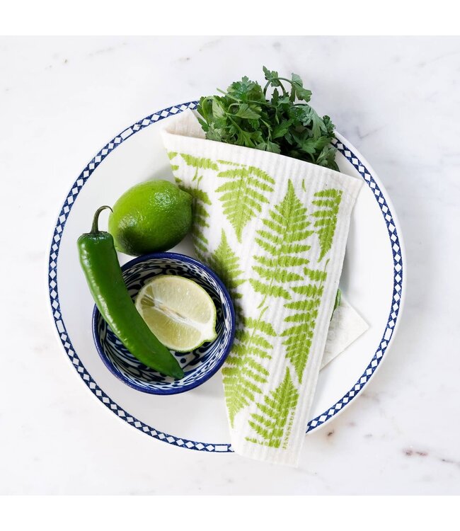 Swedish Dishcloth - Fern - Green