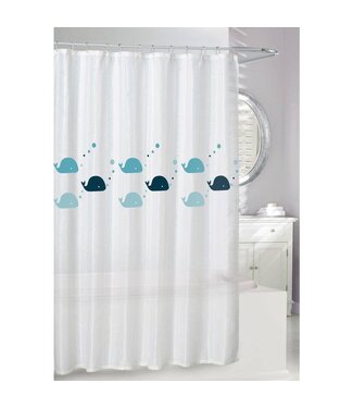 Whales Peva Shower Curtain