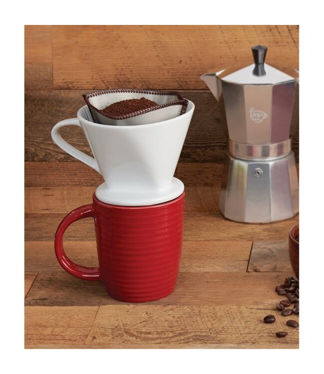 HIC Harold Import Company Fino Reusable Mesh Coffee Filter, Number 4-Size