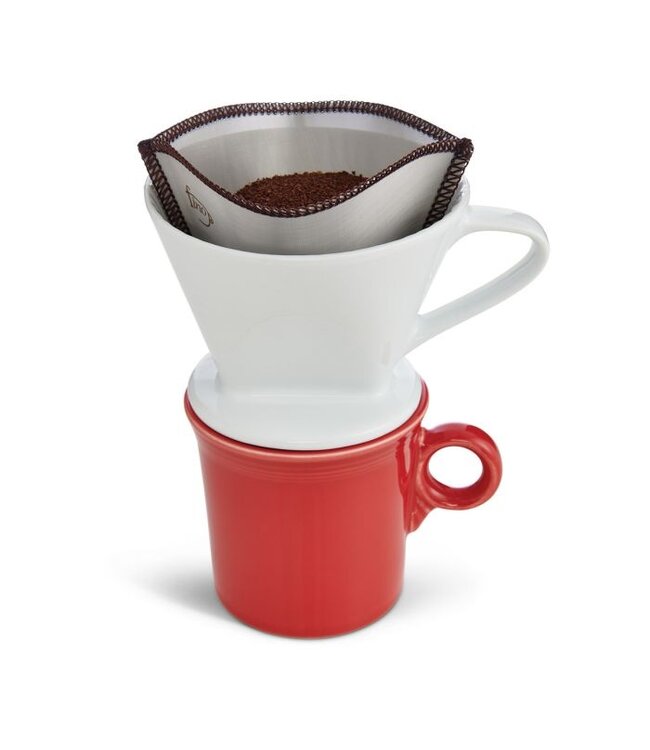 HIC Harold Import Company Fino Flexible Mesh Reusable Coffee Filter, Number 2-Size
