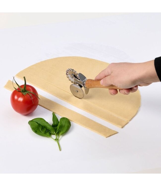 HIC Harold Import Company Fante's Double Pastry Ravioli Pasta Dough Cutter Crimper