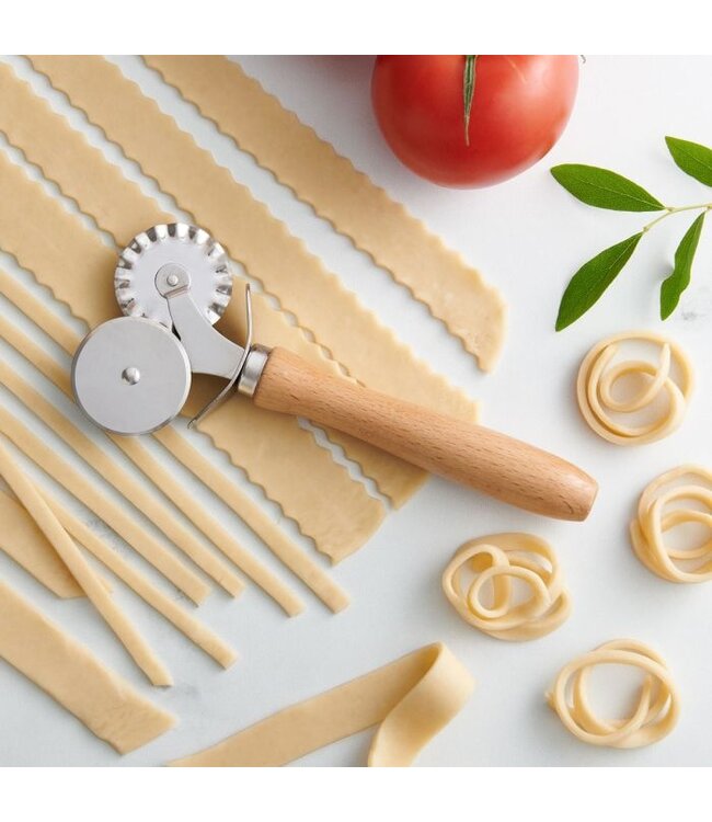 HIC Harold Import Company Fante's Double Pastry Ravioli Pasta Dough Cutter Crimper