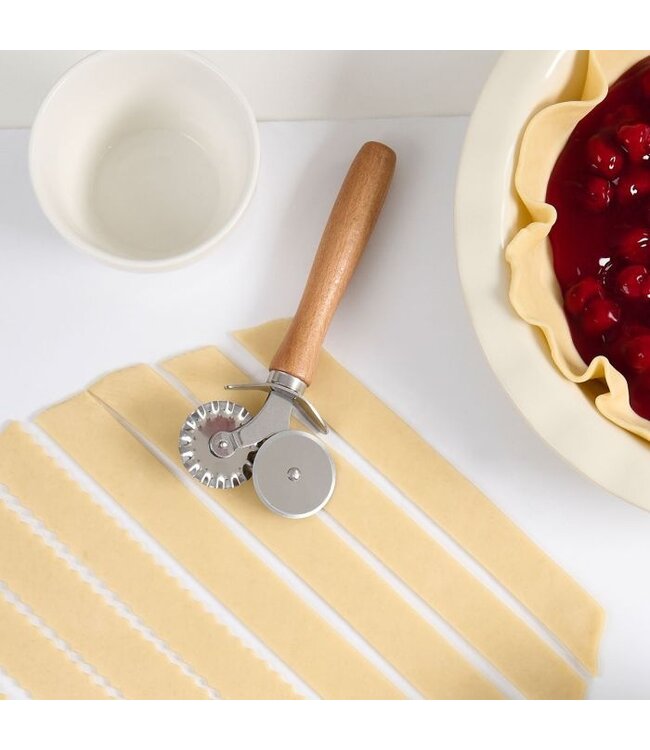 HIC Harold Import Company Fante's Double Pastry Ravioli Pasta Dough Cutter Crimper