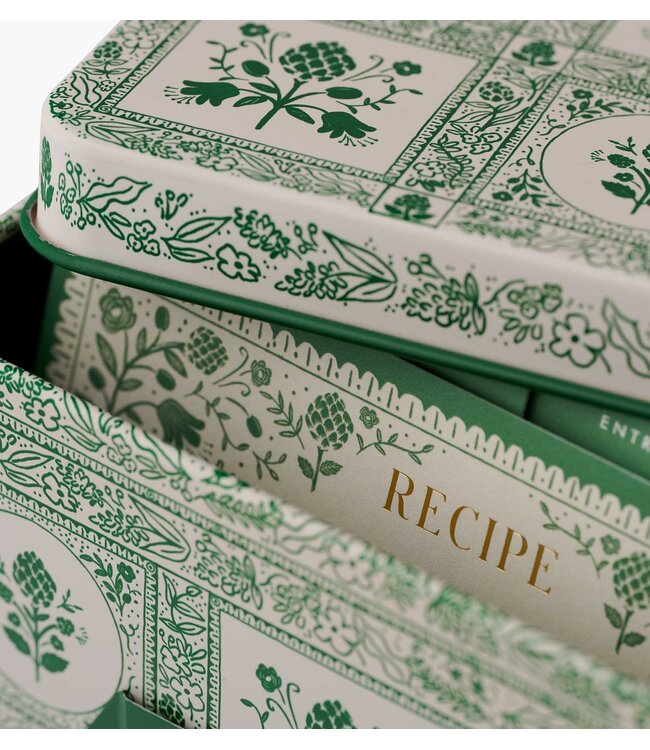 Rifle Paper Co Tin Recipe Box