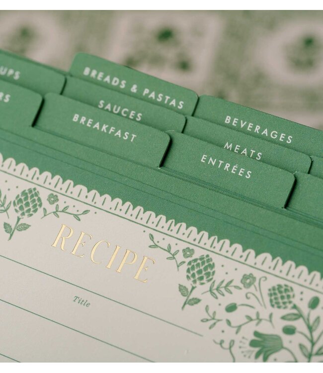 Rifle Paper Co Tin Recipe Box