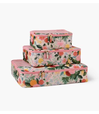 Rifle Paper Co Dahlia Packing Cube Set