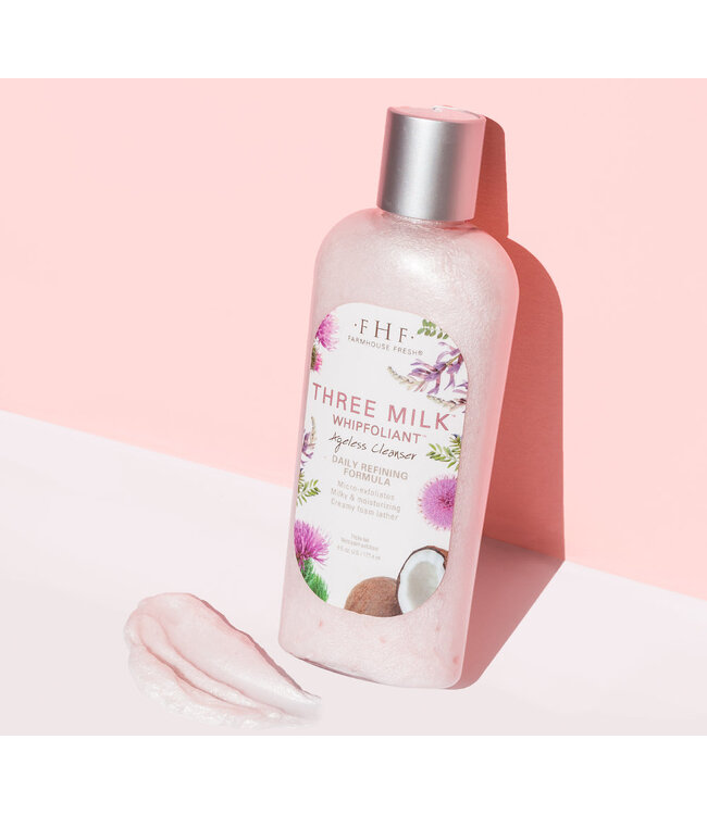 Farmhouse Fresh Three Milk Whipfoliant Ageless Cleanser - 6 oz