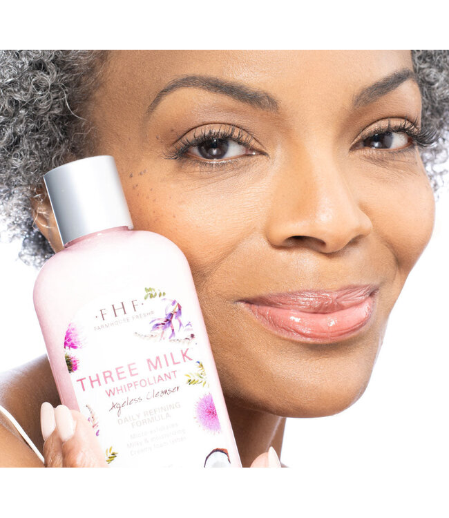 Farmhouse Fresh Three Milk Whipfoliant Ageless Cleanser - 6 oz