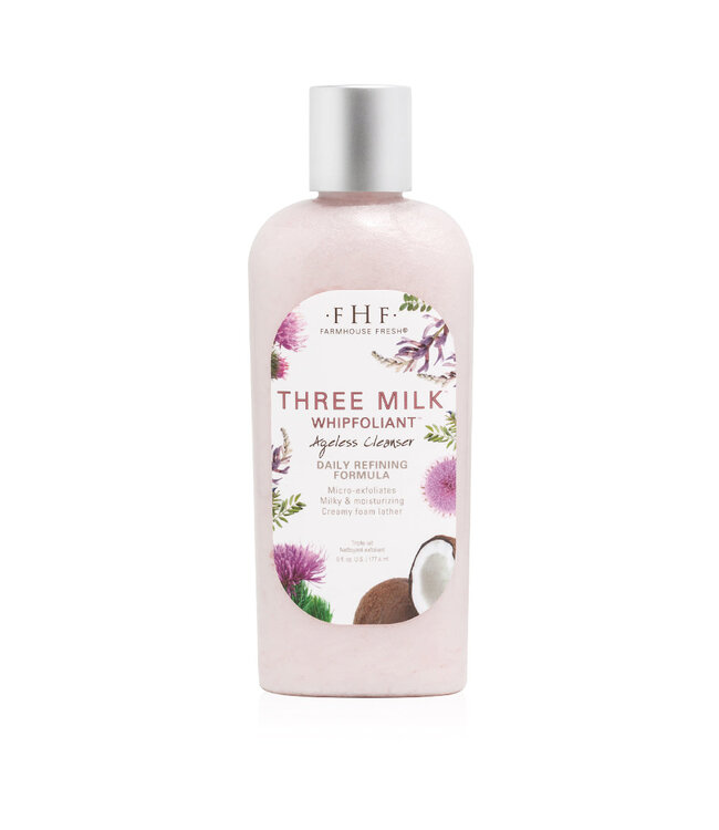 Farmhouse Fresh Three Milk Whipfoliant Ageless Cleanser - 6 oz