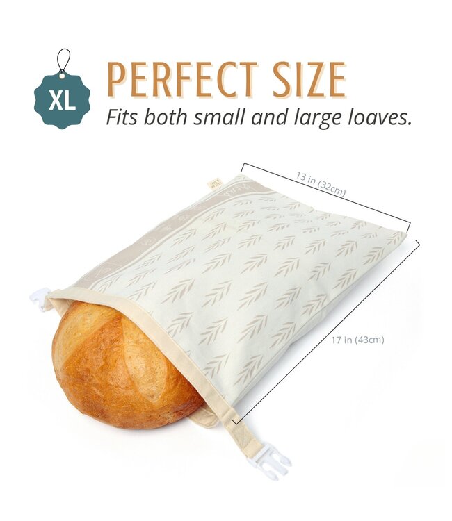 Reusable Beeswax Bread Bags