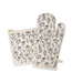 Floral Oven Mitt + Pot Holder Set