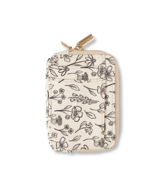 Floral Zip Wallet