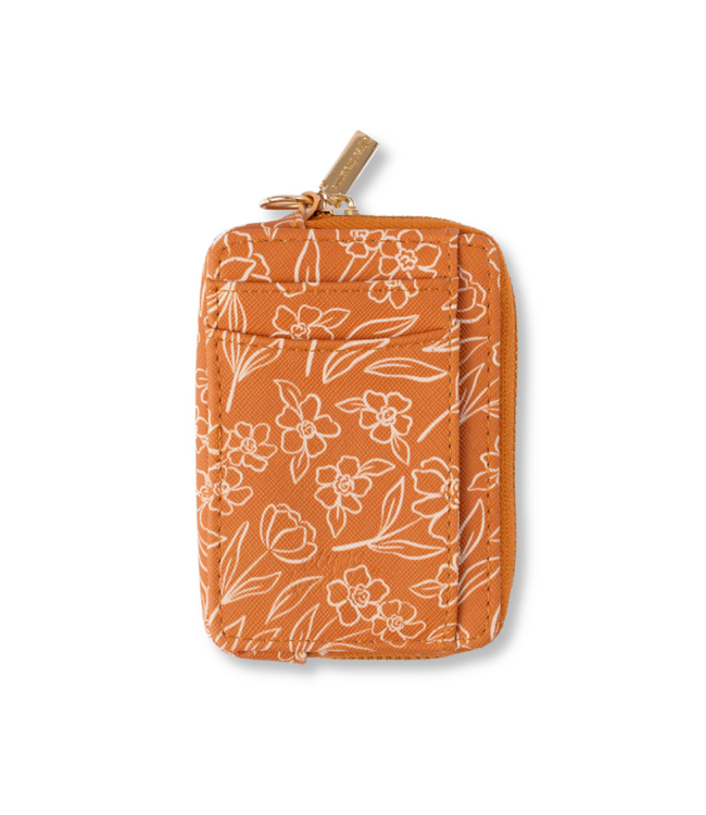 Floral Zip Wallet