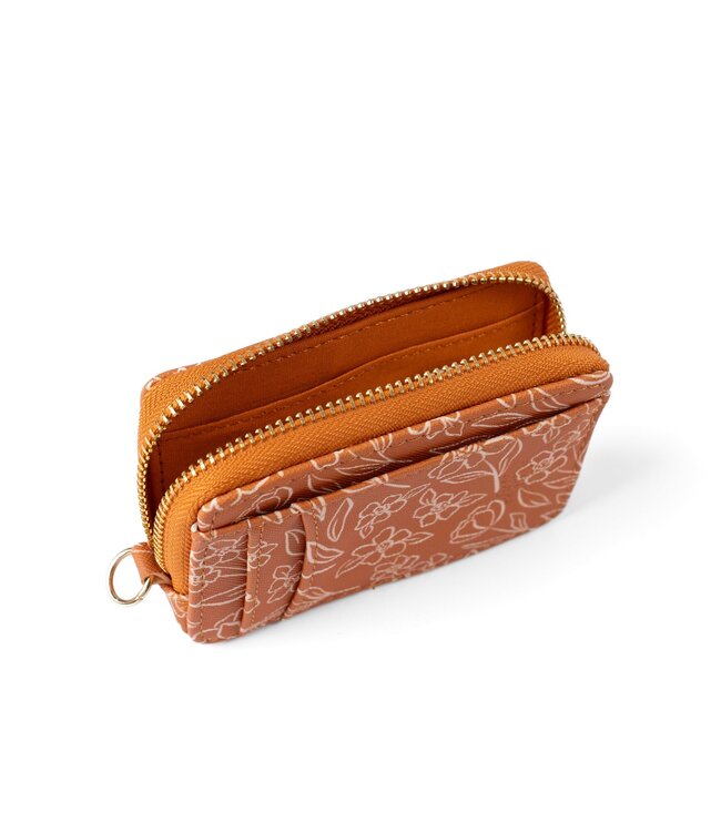 Floral Zip Wallet