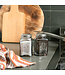 RSVP Retro Glass Salt & Pepper Set - Gray