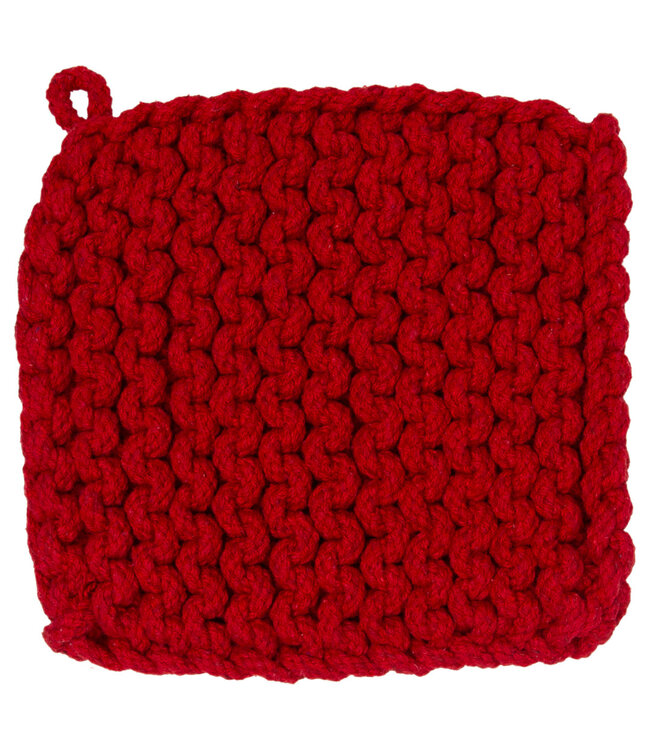 Chunky Knit Cotton Pot Holder