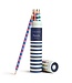 E. Frances Varsity Stripes Set of 10 Pencils