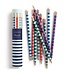 E. Frances Varsity Stripes Set of 10 Pencils