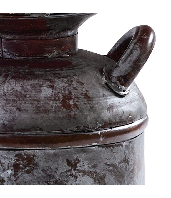 Milk Can Lamp - Antique Galvanized