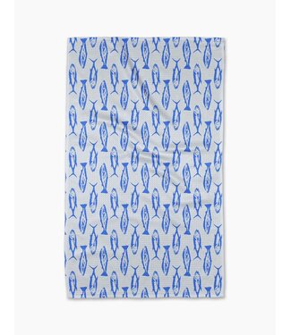 Geometry Tea Towel - Coastal Catch