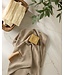 Geometry Hand Towel - Latte Truffle