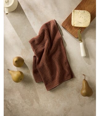 Geometry Hand Towel - Maple