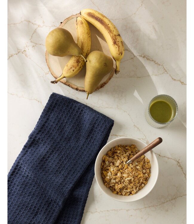 Geometry Hand Towel - Sapphire