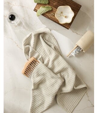 Geometry Hand Towel - Vanilla Truffle