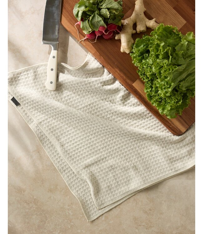 Geometry Truffle Hand Towel - Vanilla