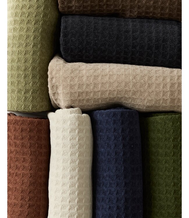 Geometry Truffle Hand Towel - Vanilla