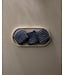 Geometry Waffle Washcloth Set - Midnight Blue