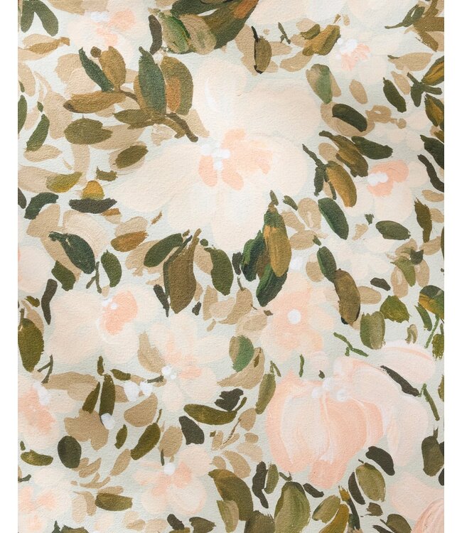 Geometry Dinner Napkin Set - Painted Blossoms