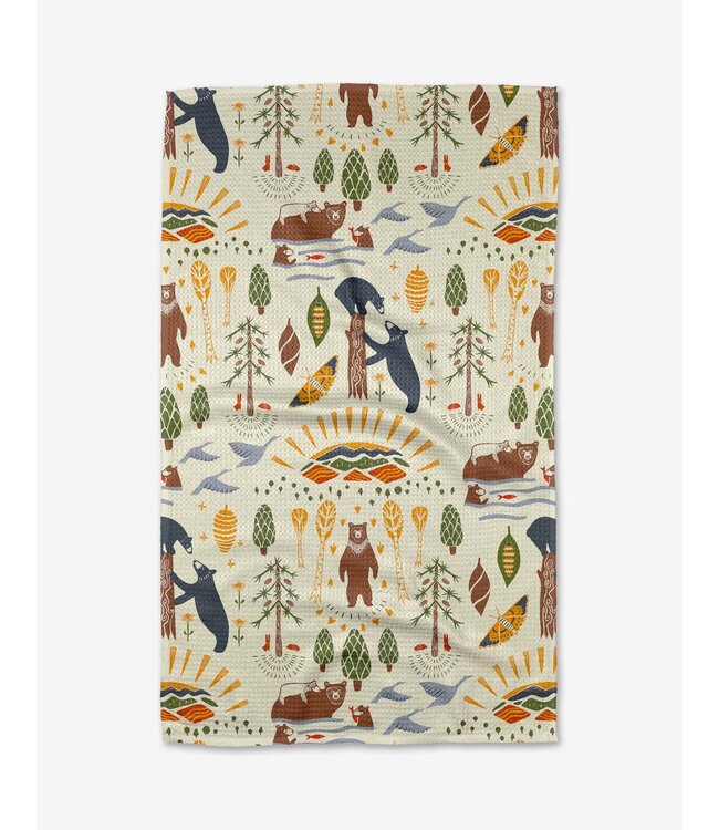 Geometry Tea Towel - Mama Bear