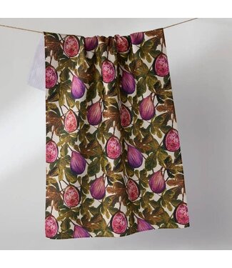 Geometry Tea Towel - Wild Fig