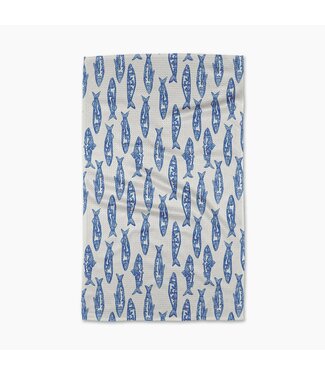 Geometry Tea Towel - Inshore