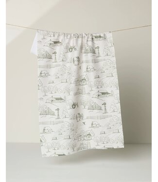 Geometry Tea Towel - Farmyard
