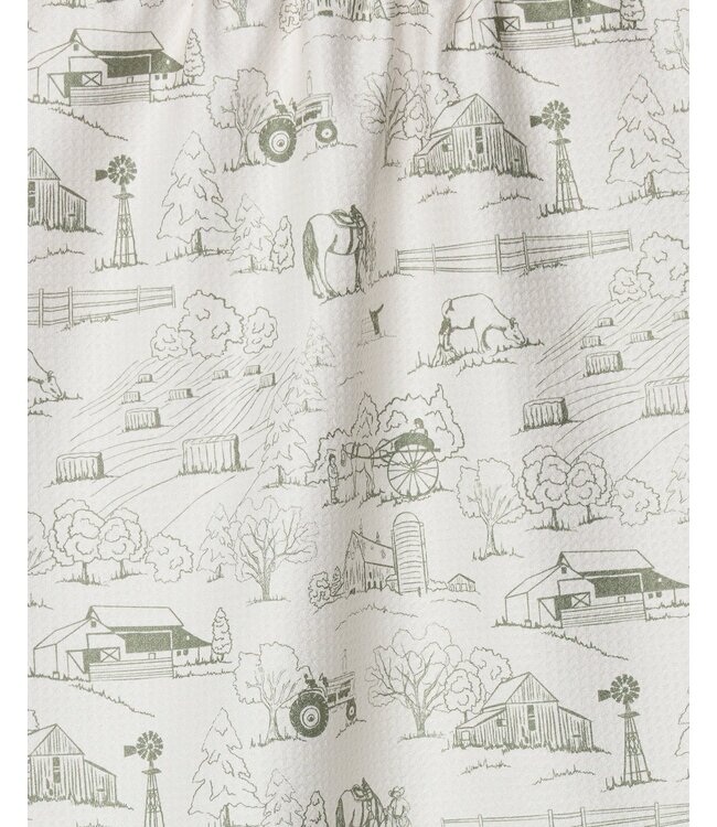 Geometry Tea Towel - Farmyard