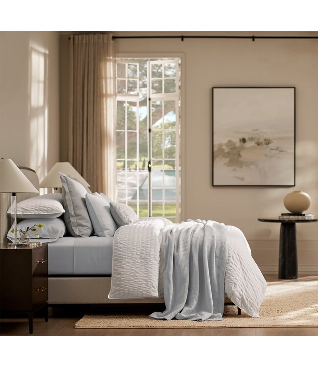 Boll & Branch Relaxed Seersucker Duvet Set
