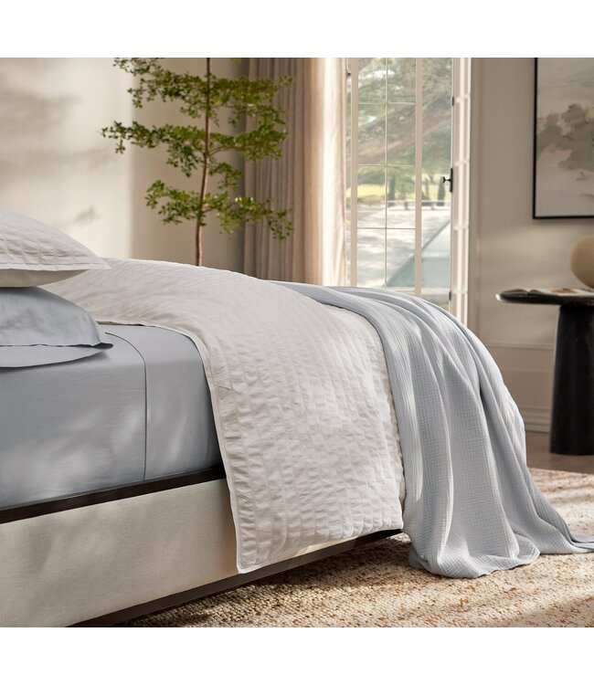 Boll & Branch Relaxed Seersucker Duvet Set