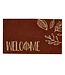 Graphic Leaves Welcome Doormat