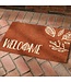 Graphic Leaves Welcome Doormat