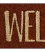 Graphic Leaves Welcome Doormat
