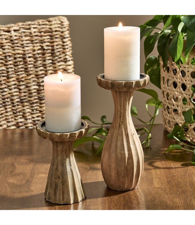 Fluted Candle Holder