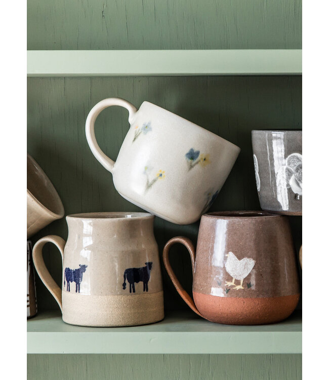 Farmhouse Pottery Floral Meadow Mug