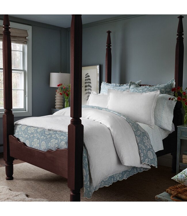 John Robshaw Amina Ecru Duvet Set - F/Q